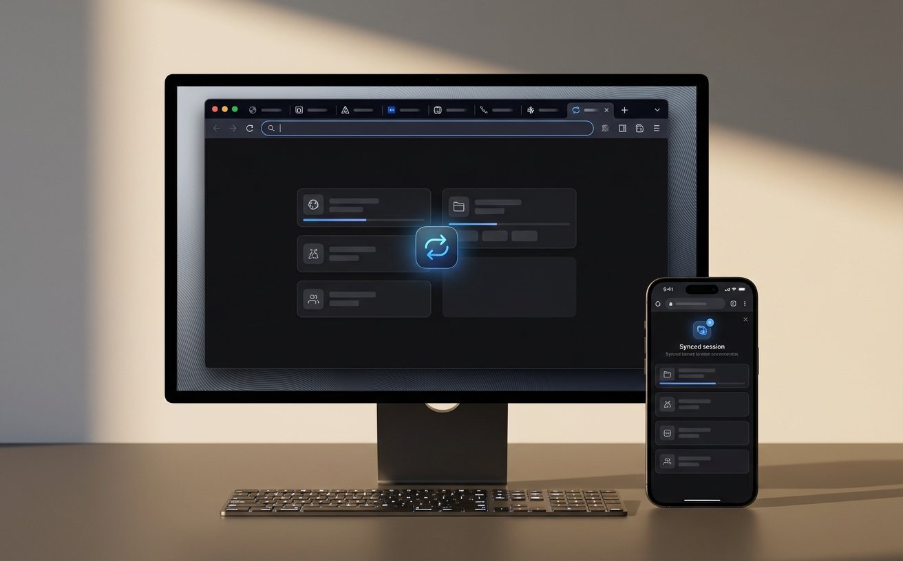 谷歌浏览器账号登录与跨设备同步配置界面